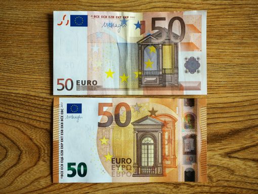 50 Euros Counterfeit Note