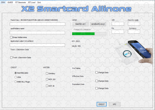 EMV X2 Smartcard All In One 2020